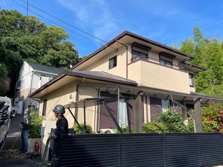 福岡県福岡市東区　E様邸　屋根・外壁塗装工事