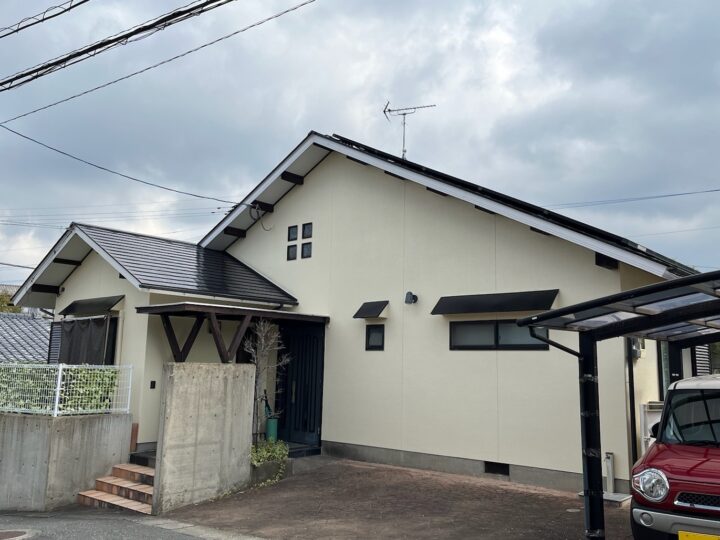 福岡県福岡市東区　T様邸　外壁塗装・屋根塗装工事