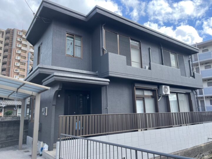 福岡県福岡市博多区　H様邸　外壁塗装・屋上防水工事